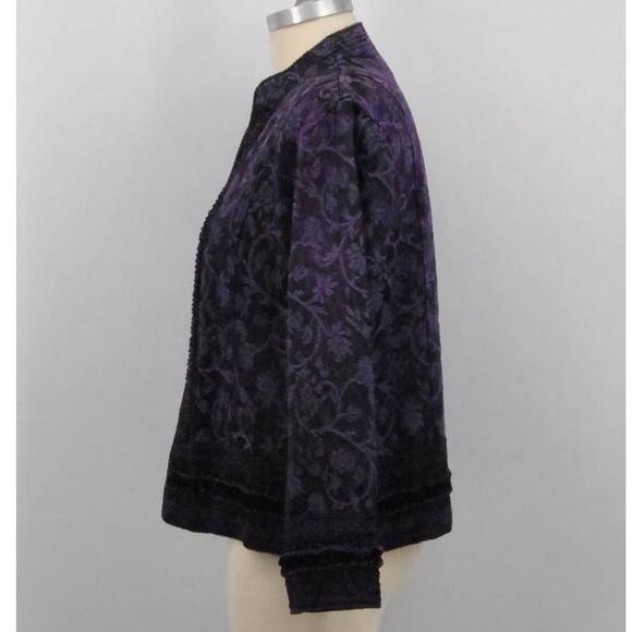 Coldwater Creek Floral Tapestry Jacket - Picture 2 of 6